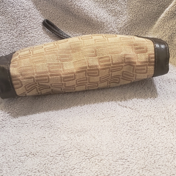 Esteem Lauder Rare Vintage Monogram and Leather Clutch - Picture 2 of 7